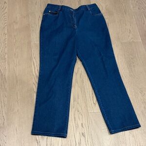 Haggar Women's Straight Leg Jeans in Rich Blue